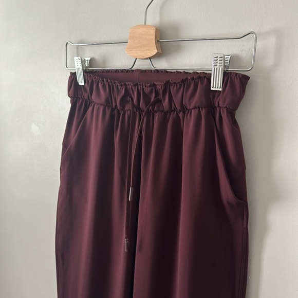 Lululemon Stretch High-Rise Pant 7/8 Length Red Merlot - Picture 4 of 16